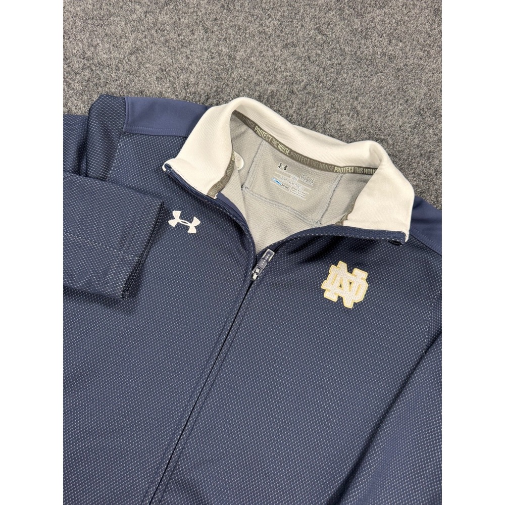 Under Armour Notre Dame Fighting Irish ColdGear Full Zip Jacket LG Tall